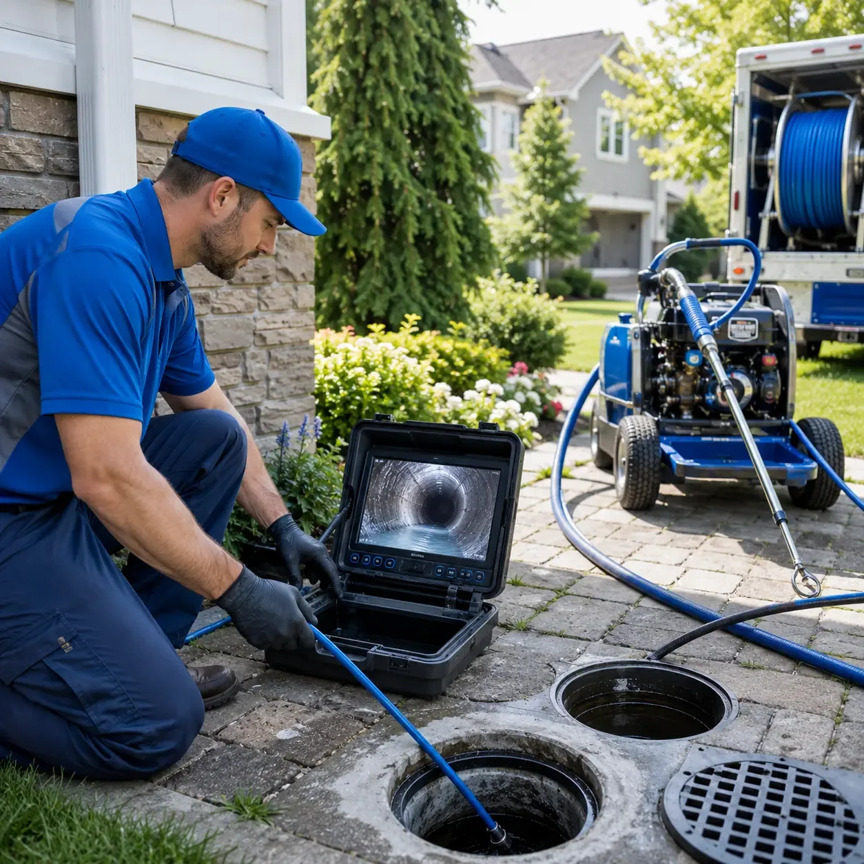 Outdoor drain cleaning professionals serving Charlotte, NC